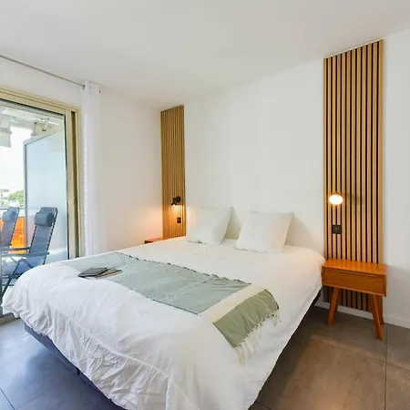 Renovated 1br Terrace Walk To Lägenhet Cannes